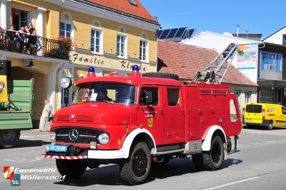 Teilnahme an der Fahrzeugschau anlässlich 130 Jahre FF Gaweinstal -  Freiwillige Feuerwehr Möllersdorf